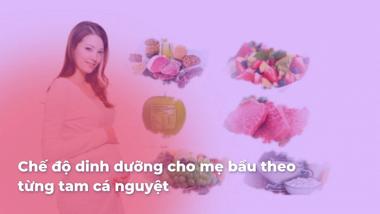 Chế độ dinh dưỡng cho mẹ bầu theo từng tam cá nguyệt: Cẩm nang chi tiết